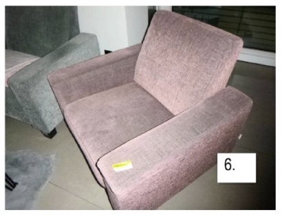 FOTELJ, VIJOLIČNE BARVE, BLAGO