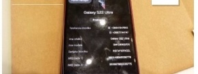 GSM APARAT SAMSUNG GALAXY S22 ULTRA, SN: R5CW10PXS5L