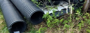 Kanalizacijska cev FI 315 x 6000 mm, črna, rebrasta, 14 kosov