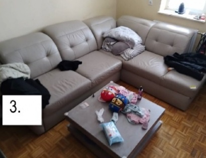 KOTNA SEDEŽNA GARNITURA, USNJE, RJAVE BARVE
