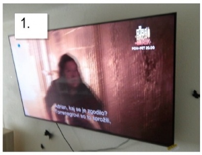 LCD TV HISENSE + STENSKI NOSILEC