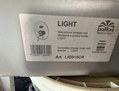 Mikser za tuš light art LIG015CR