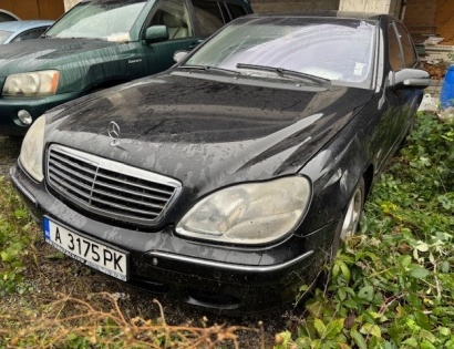 Os. avto Mercedes-Benz S500, prva reg.10/2001, poreklo Bolgarija
