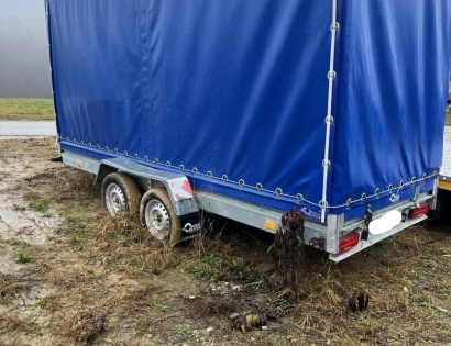 Priklopno vozilo Niewiadow B254HT, dolžina 5490 cm, širina 2100 cm, višina 2410, nova cerada