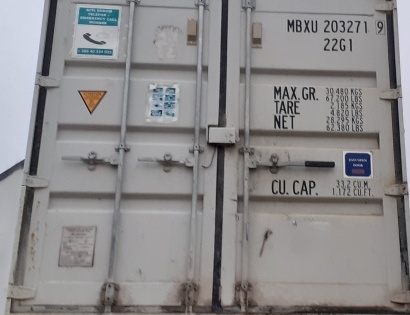 Rabljen ladijski kontejner 20ft MBXU 203271-9