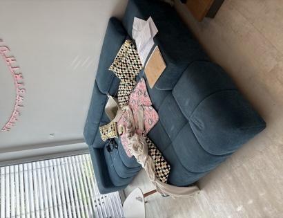 Sedežna garnitura blago 1,9x3x0,65 m