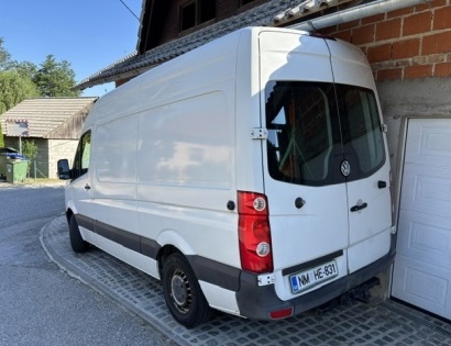 Tovorno vozilo VW Crafter 35 2.5 TDI, prva reg. 11/2010