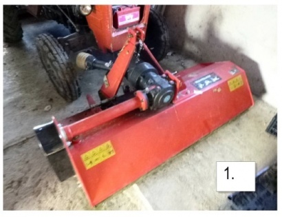 TRAKTORSKI PRIKJUČEK - MULČER  MOWER , 315 KG, MODEL: EF 165, SN: 28408