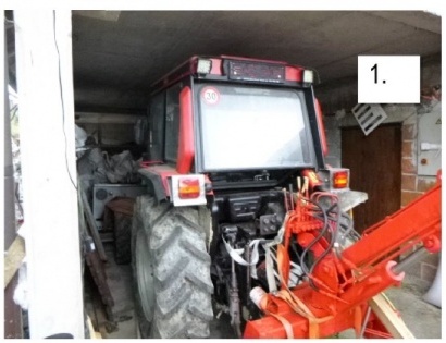 vozilo:CASE IH 585 /;reg.št:CEEC-724;št.šasije:B500006B023207;ključi:Izvršitelj NE razpolaga s ključ