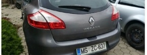 vozilo:RENAULT MEGANE / 1.6 / 16V;reg.št:MSZC-637;št.šasije:VF1BZA30547592401;ključi:Izvršitelj NE r